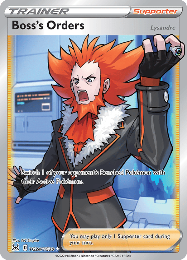 Boss's Orders – Rare Ultra – Lost Origin Trainer Gallery