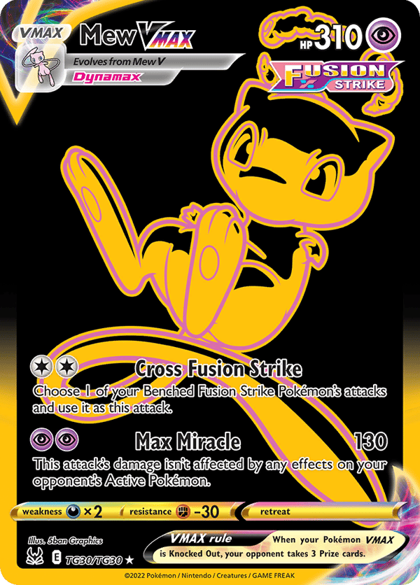 Mew VMAX – Rare Secret – Lost Origin Trainer Gallery