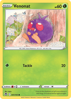 Venonat – Common – Silver Tempest
