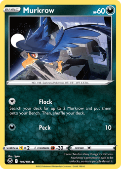 Murkrow – Common – Silver Tempest
