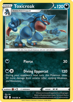 Toxicroak – Uncommon – Silver Tempest