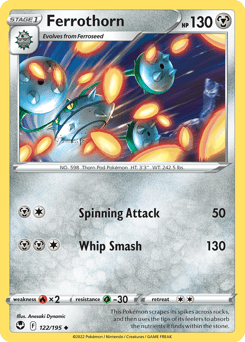 Ferrothorn – Uncommon – Silver Tempest