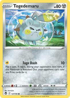 Togedemaru – Common – Silver Tempest