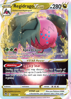 Regidrago VSTAR – Rare Holo VSTAR – Silver Tempest