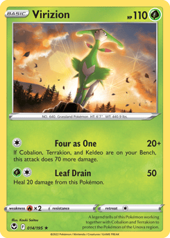 Virizion – Rare – Silver Tempest