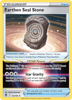 Earthen Seal Stone – Rare Holo