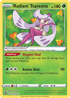 Radiant Tsareena – Radiant Rare – Silver Tempest