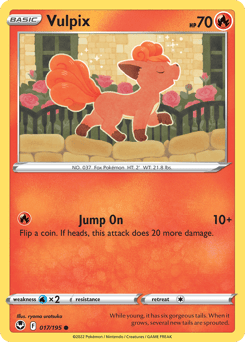 Vulpix – Common – Silver Tempest