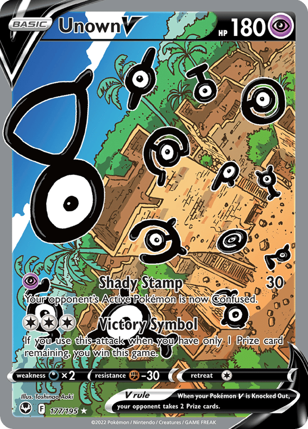Unown V – Silver Tempest