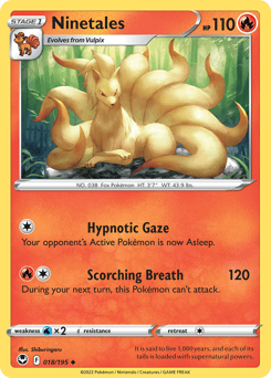 Ninetales – Uncommon – Silver Tempest