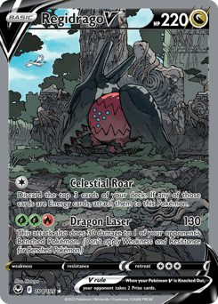 Regidrago V – Rare Ultra – Silver Tempest