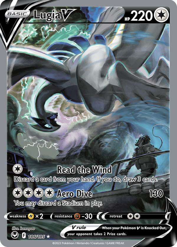 Lugia V – Rare Ultra – Silver Tempest