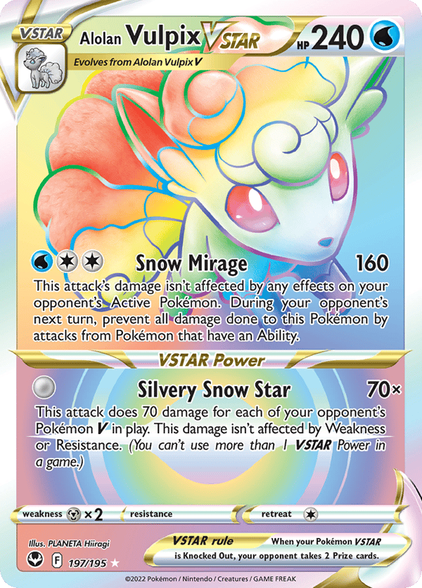 Alolan Vulpix VSTAR – Silver Tempest
