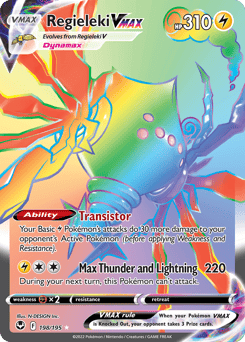 Regieleki VMAX – Rare Rainbow – Silver Tempest