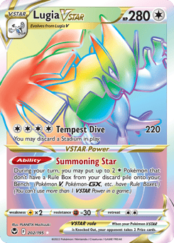 Lugia VSTAR – Rare Rainbow – Silver Tempest