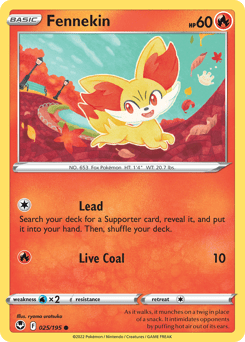 Fennekin – Common – Silver Tempest