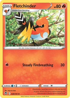 Fletchinder – Uncommon – Silver Tempest