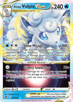 Alolan Vulpix VSTAR – Rare Holo VSTAR – Silver Tempest