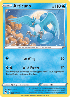 Articuno – Rare Holo – Silver Tempest