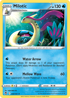 Milotic – Rare – Silver Tempest