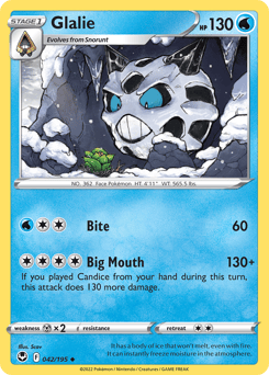 Glalie – Uncommon – Silver Tempest