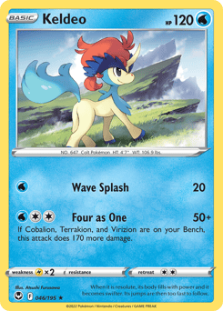 Keldeo – Rare – Silver Tempest