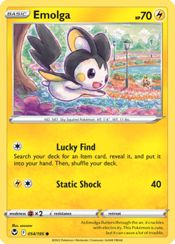 Emolga – Common – Silver Tempest