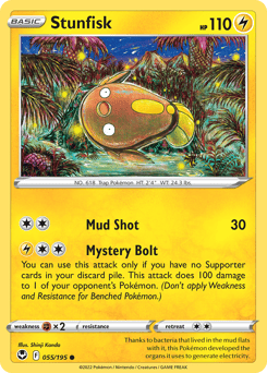 Stunfisk – Common – Silver Tempest