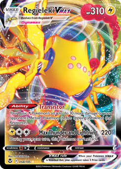 Regieleki VMAX – Rare Holo VMAX – Silver Tempest