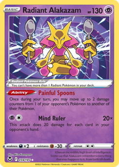 Radiant Alakazam – Radiant Rare – Silver Tempest