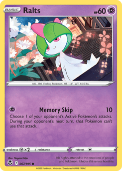Ralts – Common – Silver Tempest