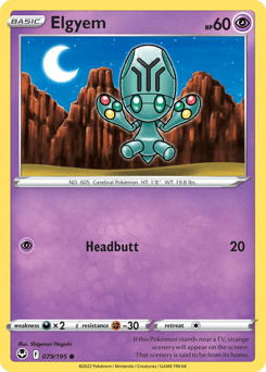 Elgyem – Common – Silver Tempest