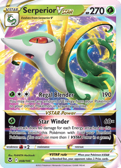 Serperior VSTAR – Rare Holo VSTAR – Silver Tempest