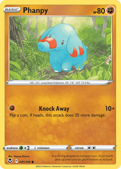 Phanpy – Common – Silver Tempest
