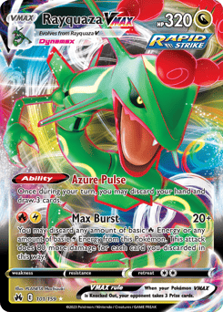 Rayquaza VMAX – Rare Holo VMAX – Crown Zenith