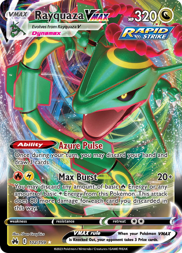 Rayquaza VMAX – Crown Zenith