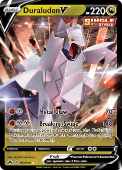 Duraludon V – Rare Holo V