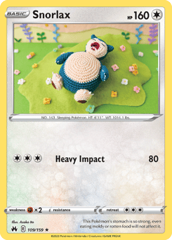Snorlax – Rare – Crown Zenith