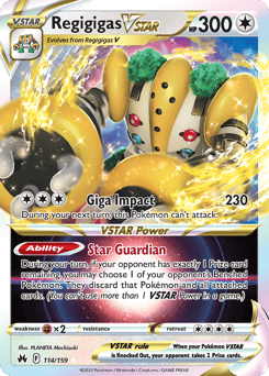 Regigigas VSTAR – Rare Holo VSTAR