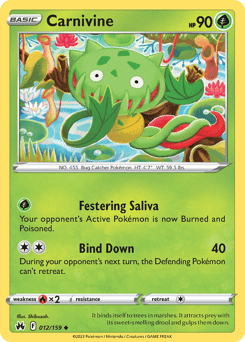 Carnivine – Uncommon – Crown Zenith