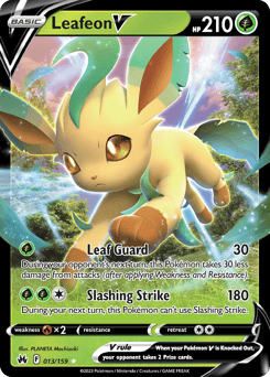 Leafeon V – Rare Holo V