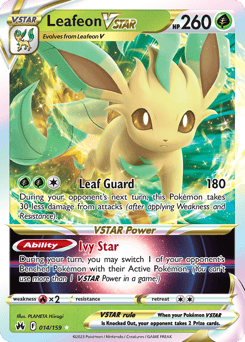 Leafeon VSTAR – Rare Holo VSTAR