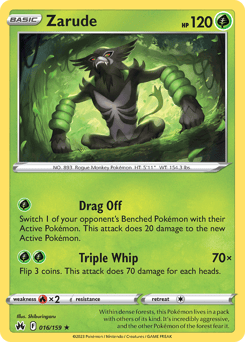 Zarude – Rare Holo