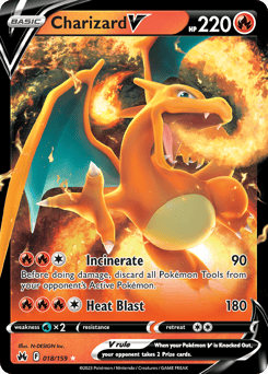 Charizard V – Rare Holo V