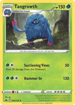 Tangrowth – Rare – Crown Zenith
