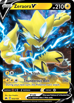 Zeraora V – Rare Holo V