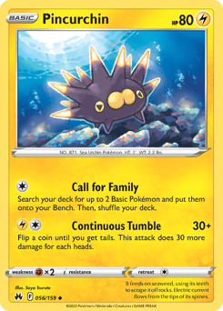 Pincurchin – Uncommon – Crown Zenith