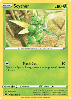 Scyther – Common – Crown Zenith