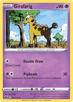 Girafarig – Uncommon – Crown Zenith