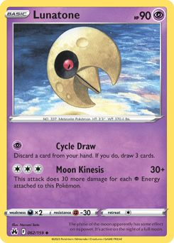 Lunatone – Uncommon – Crown Zenith